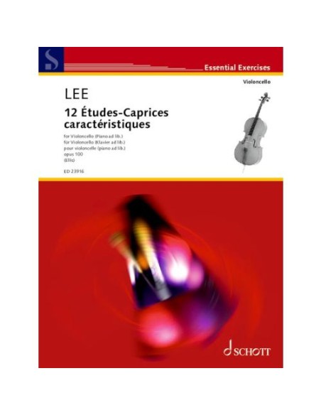 LEE S.-Estudios Caprichos (12) Op.100 pour violoncelle