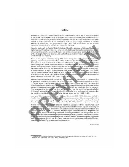 LEE S.-Estudios Caprichos (12) Op.100 per Violoncello