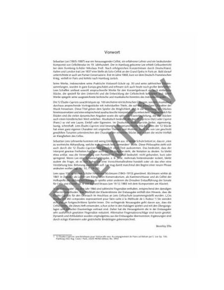 LEE S.-Estudios Caprichos (12) Op.100 per Violoncello