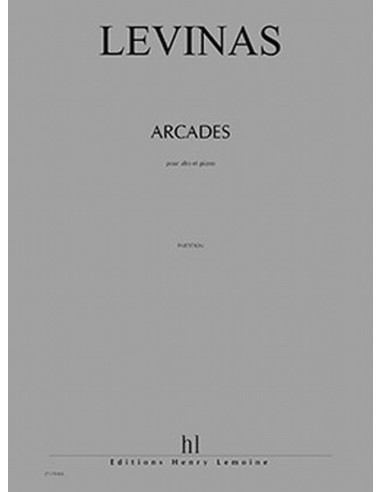 LEVINAS M.-Arcate per Viola e Pianoforte