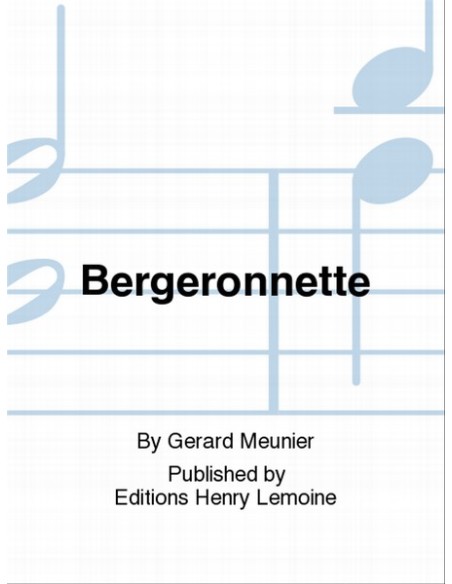 MEUNIER G.-Bergeronnette per flauto e pianoforte