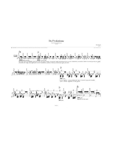 PAUSET B.-De Prolatione per percussioni