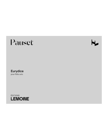 PAUSET B.-Eurydice for Flute