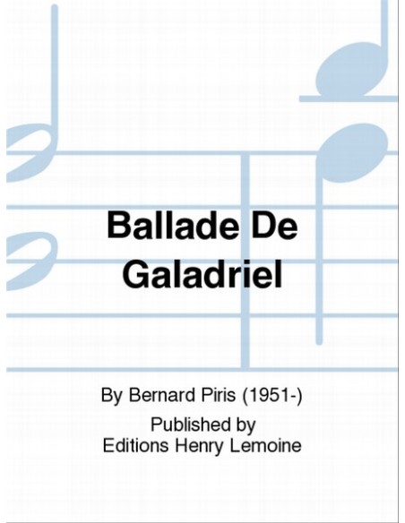 PIRIS B.-Galadriel Ballade für Gitarre