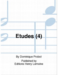 PROBST D.-Etudes (4) pour percussion