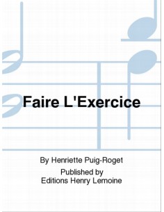 PUIG ROGET H.-Faire L'Exercise for Piano