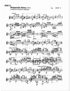 RAK S.-Rhapsodie Slave pour guitare 2