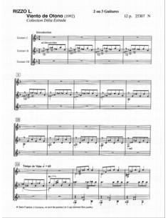 RIZZO L.-Autumn Wind für 2 oder 3 Gitarren 2