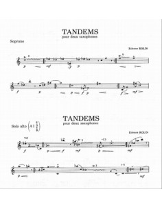 ROLIN E.-Tandems für 2 Es-Saxophone 2
