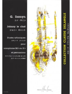 SAMYN G.-Johnny le Chat for Eb Saxophone and Percussion
