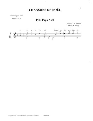 ULRICH R.-Chansons de Noel per Chitarra