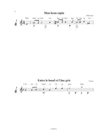 ULRICH R.-Chansons de Noel per Chitarra