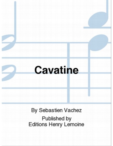 VACHEZ S.-Cavatine for Guitar