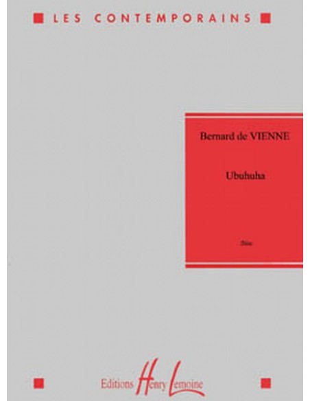 VIENNE B.-Ubuhuha per Flauto