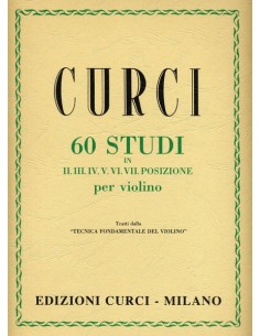 CURCI A.-Fixed Position Studies (60) for Violin