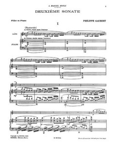 GAUBERT P.-Sonate n. 2 per flauto e pianoforte 2