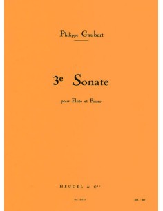 GAUBERT P.-Sonate n. 3 per flauto e pianoforte