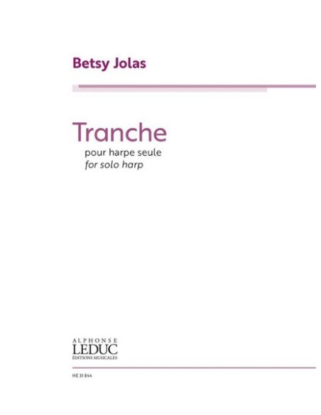 JOLAS B.-Tranche pour harpe
