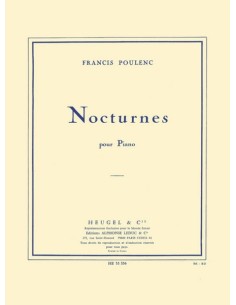 POULENC F.-Nocturnes für Klavier