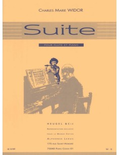 WIDOR C.M.-Suite Op.34 per flauto e pianoforte