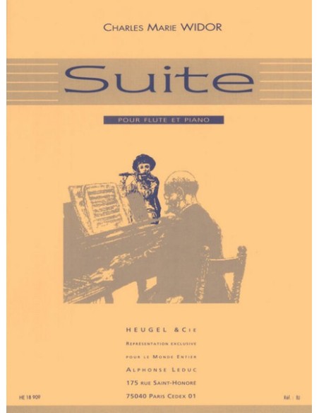 WIDOR C.M.-Suite Op.34 per flauto e pianoforte