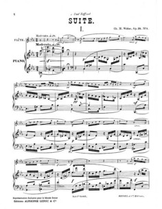 WIDOR C.M.-Suite Op.34 for Flute and Piano 2