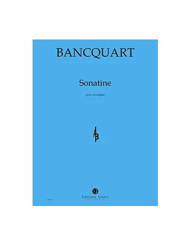 BANCQUART A.-Sonatine für Englischhorn