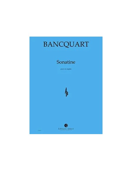 BANCQUART A.-Sonatine para Corno Ingles