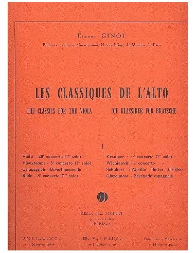 CAMPAGNOLI B.-Divertimentos (7) per Viola (Ginot)