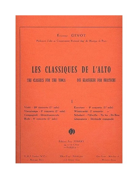 CAMPAGNOLI B.-Divertimentos (7) per Viola (Ginot)