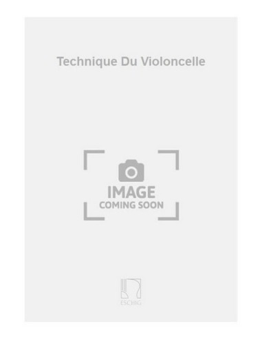 BARBIER J.-Technique du Violoncelle für Violoncello