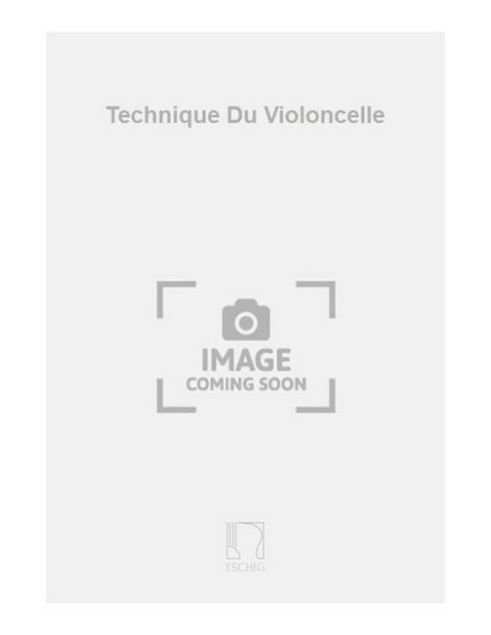BARBIER J.-Technique du Violoncelle pour Violoncelle