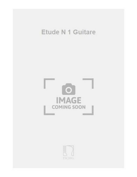 BARTOLI R.-Studio nº 1 für Gitarre