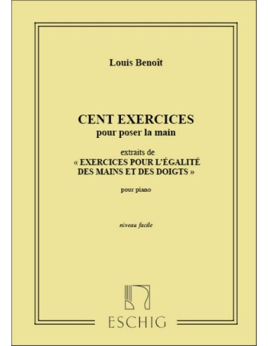 BENOIT-Exercises (100) for Piano