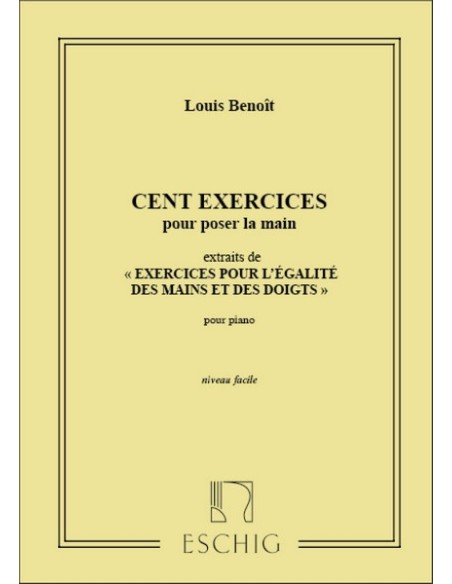 BENOIT-Esercizi (100) per pianoforte