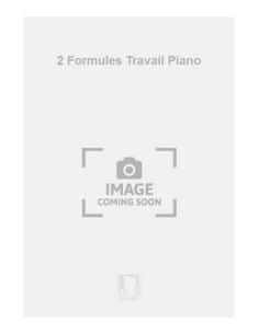 BLANCHET G.-Travail Formulas (2) für Klavier