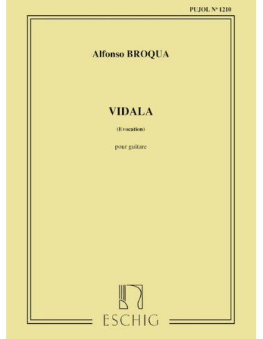 BROQUA A.-Vidala per chitarra (Pujol)