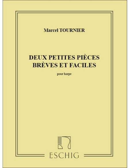 TOURNIER-Petites Stücke (2) für Harfe