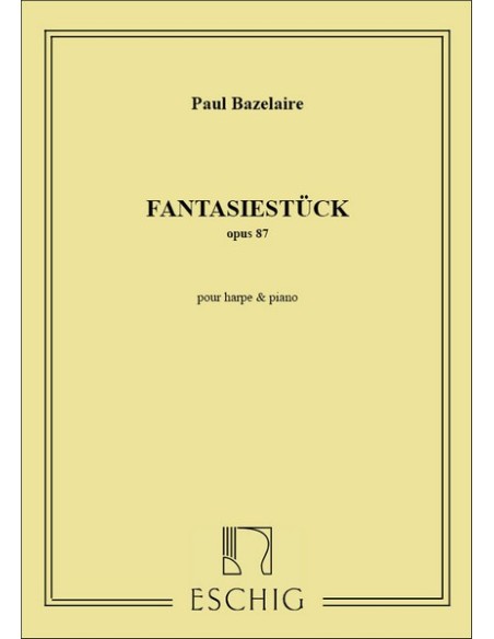 BAZELAIRE P.-Fantasia per Arpa e Pianoforte