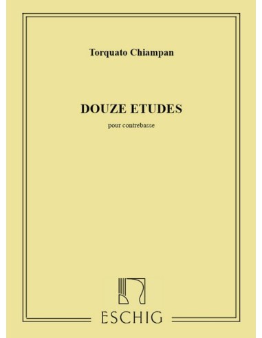CHIAMPANT T.-Studi (12) per contrabbasso