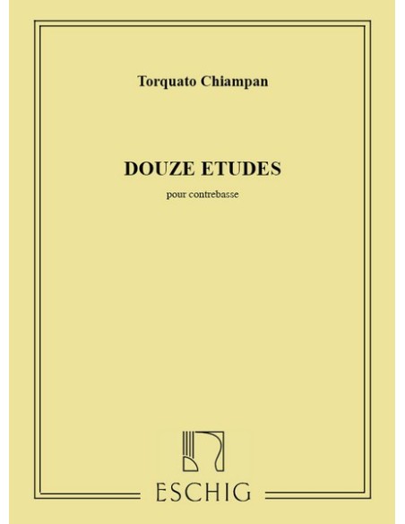 CHIAMPANT T.-Studies (12) for Double Bass