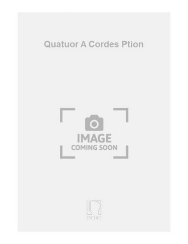 HALFFTER E.-String Quartet (Score)