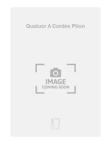 HALFFTER E.-String Quartet (Score)