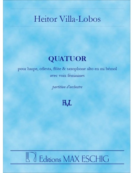 VILLA LOBOS H.-Quartet (1921) (Pocket score)
