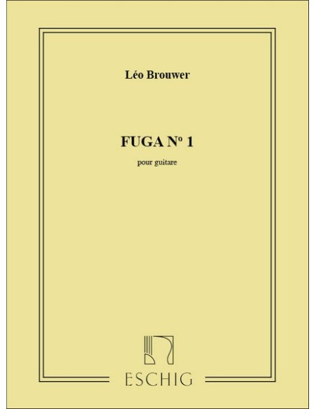 BROUWER L.-Fuga n. 1 per chitarra