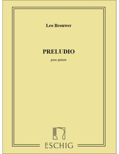 BROUWER L.-Prelude for Guitar