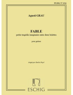 GRAU A.-Fable für Gitarre (Pujol)