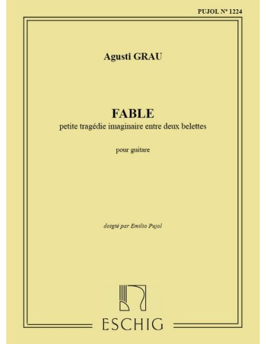 GRAU A.-Fable für Gitarre (Pujol)