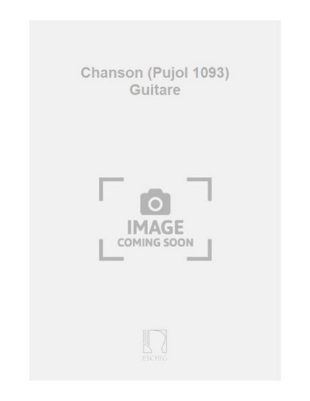 LE JEUNE H.-Chanson per chitarra (Pujol)
