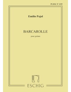 PUJOL E.-Barcarolle per Chitarra